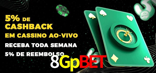 Promoções do cassino ao Vivo 8Gpbet